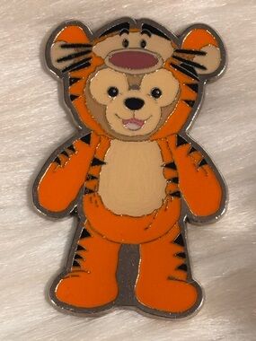 Disney Hong Kong Duffy the Bear dressed as Tigger-Winnie the Pooh- Costume Pin